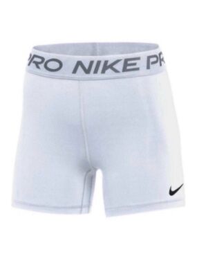NWT Nike White Pro 365 5” Shorts Size Small